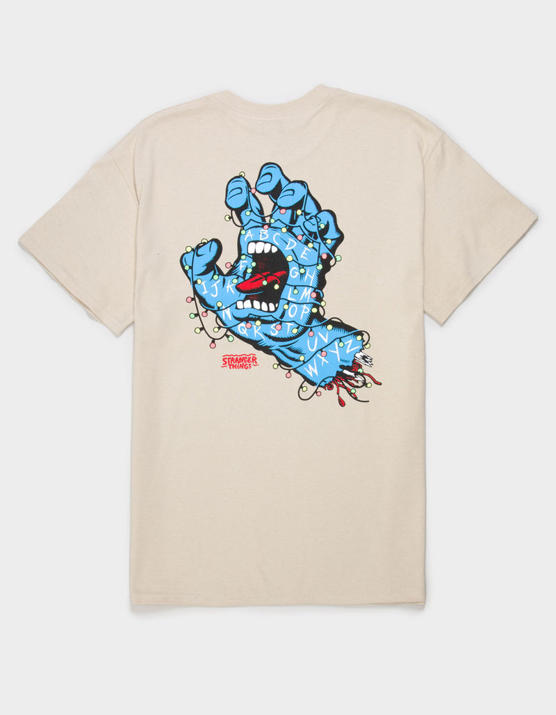 Santa Cruz x Stranger Things Sand Screaming Lights S/S Heavy Weight T-Shirt