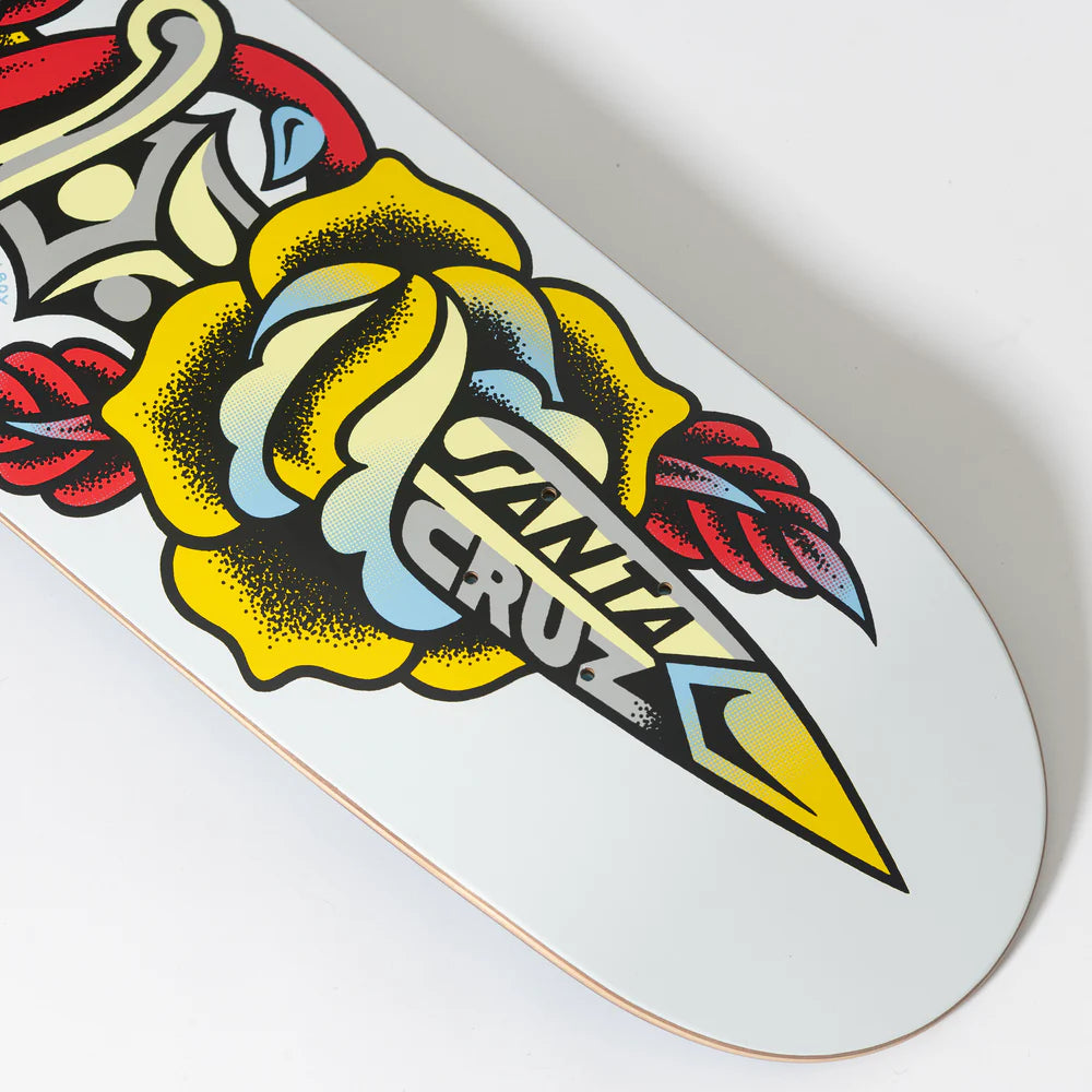 Santa Cruz 8.7in Dressen Dagger Shaped Skateboard Deck