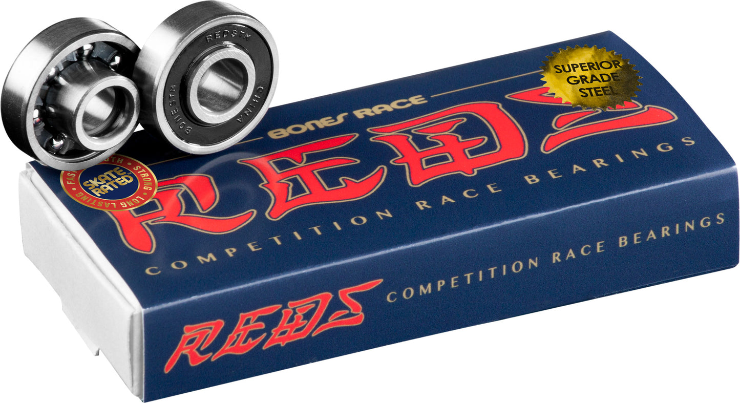 Bones Race REDS Skateboard Bearings 8 pack