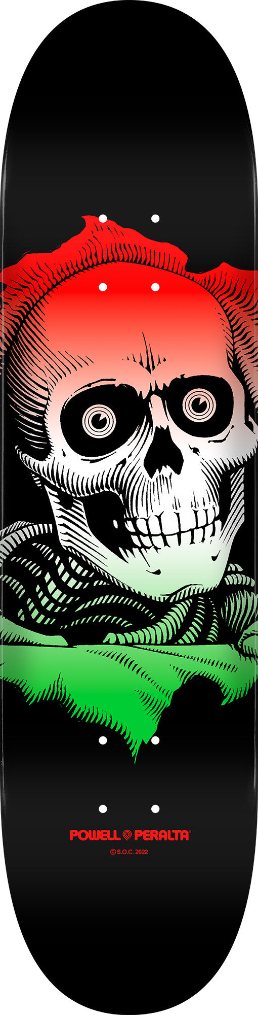 Powell Peralta Ripper Skateboard Deck Green Fade - 8 x 31.45