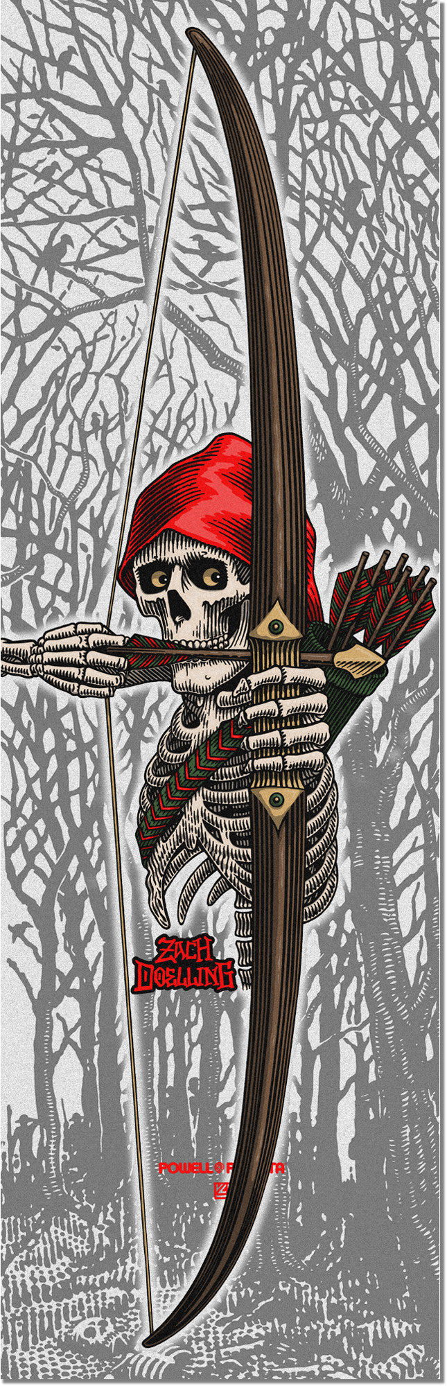 Powell Peralta Zach Doelling Archer Clear Grip 10.5 x 33