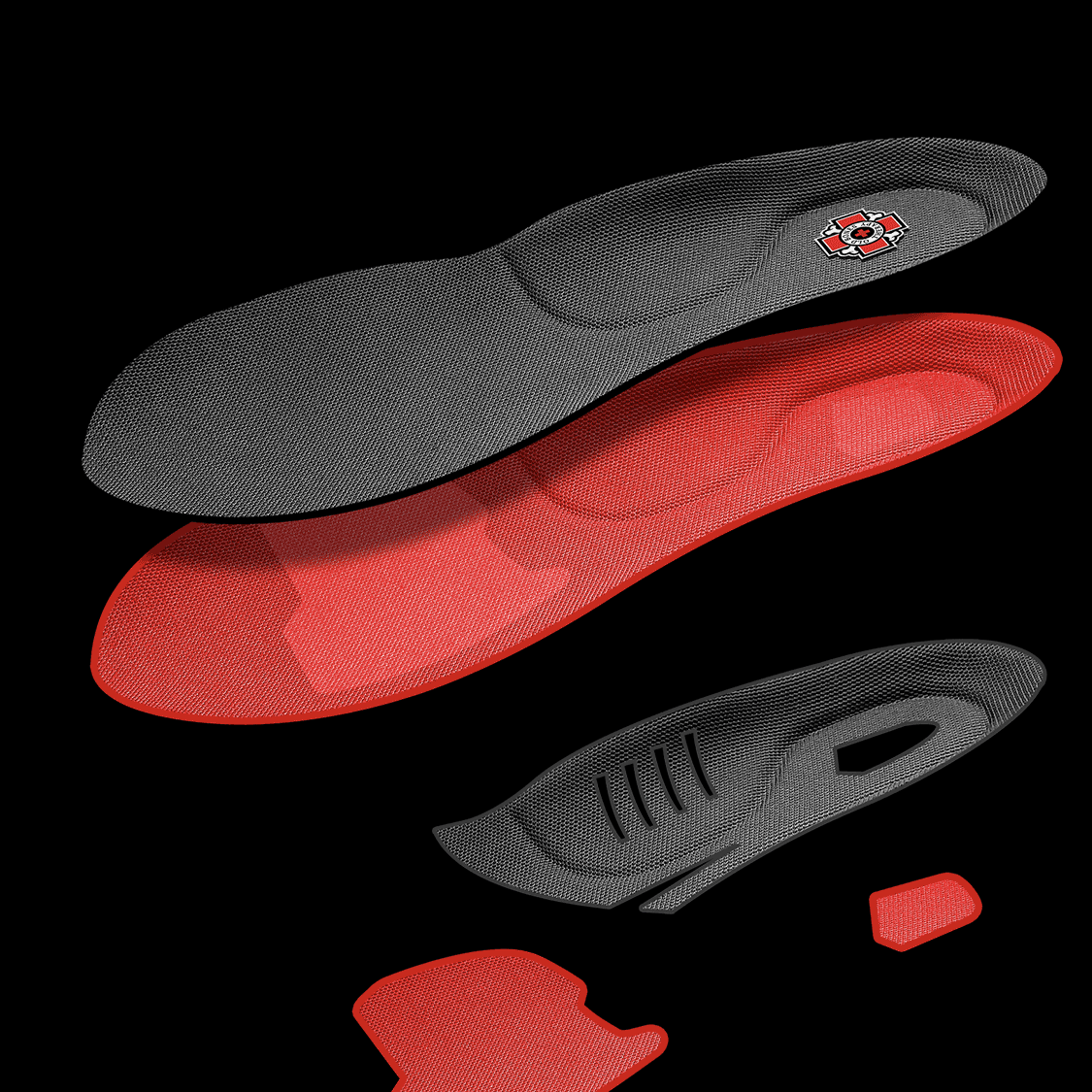 Old Bones Therapy Shock Absorbing Foot Insoles (2-Pack)