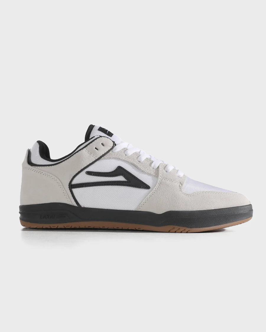 Lakia Telford Low White Suede Cordura Black