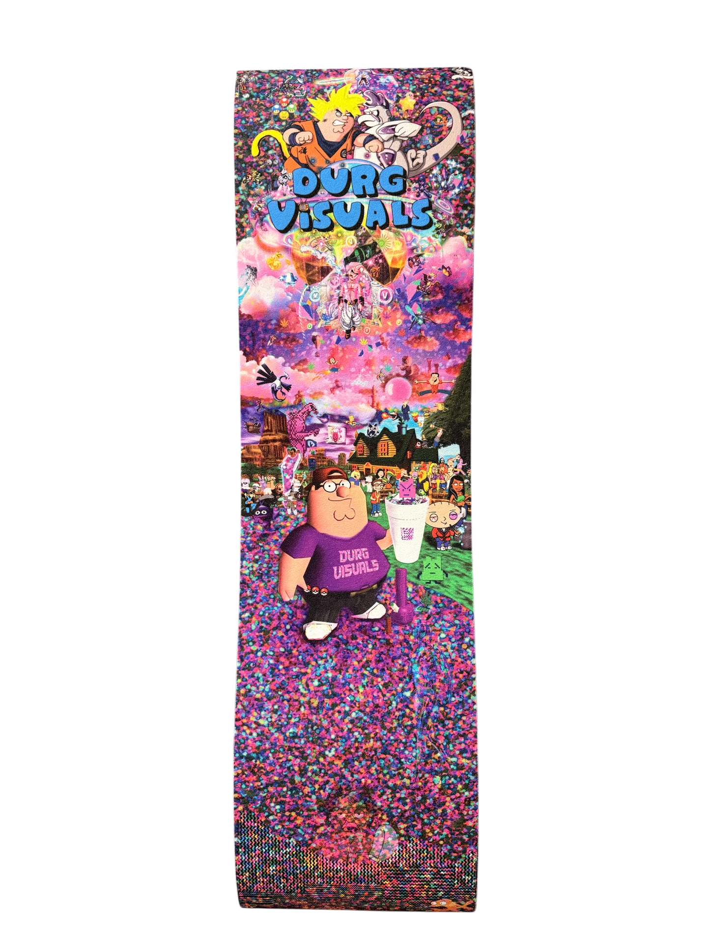 Durg Visuals Graphic Griptape Family Guy Dragonball Z Durg Visuals Lean 420