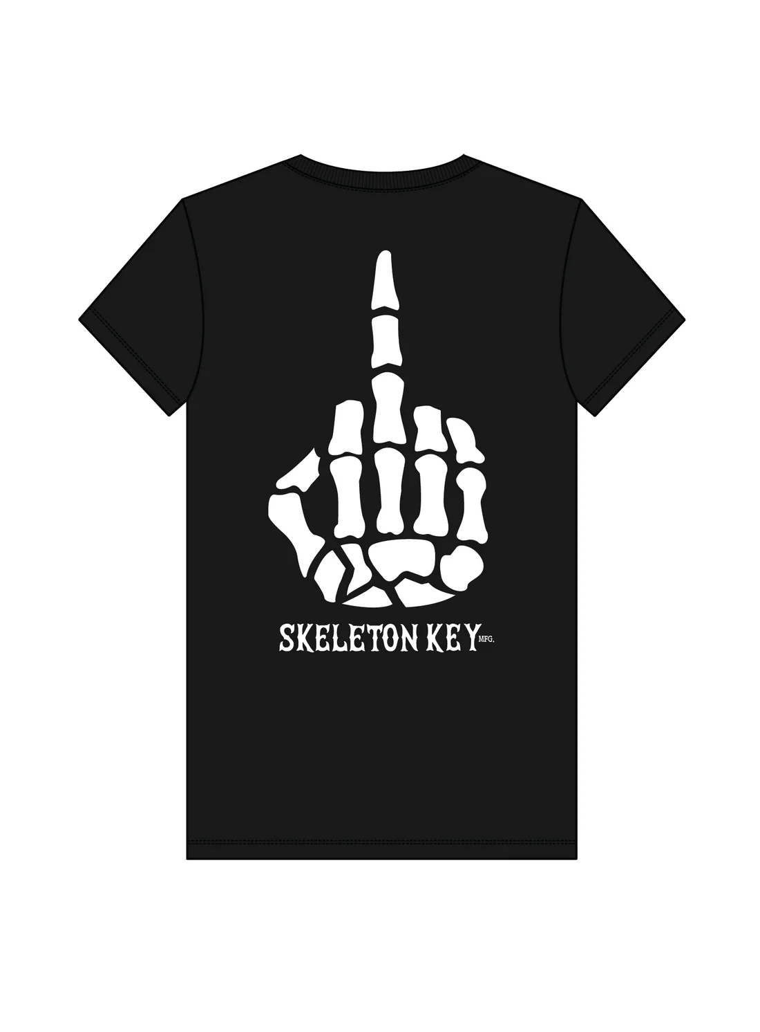 Skeleton Key With All Due Respect Tee
