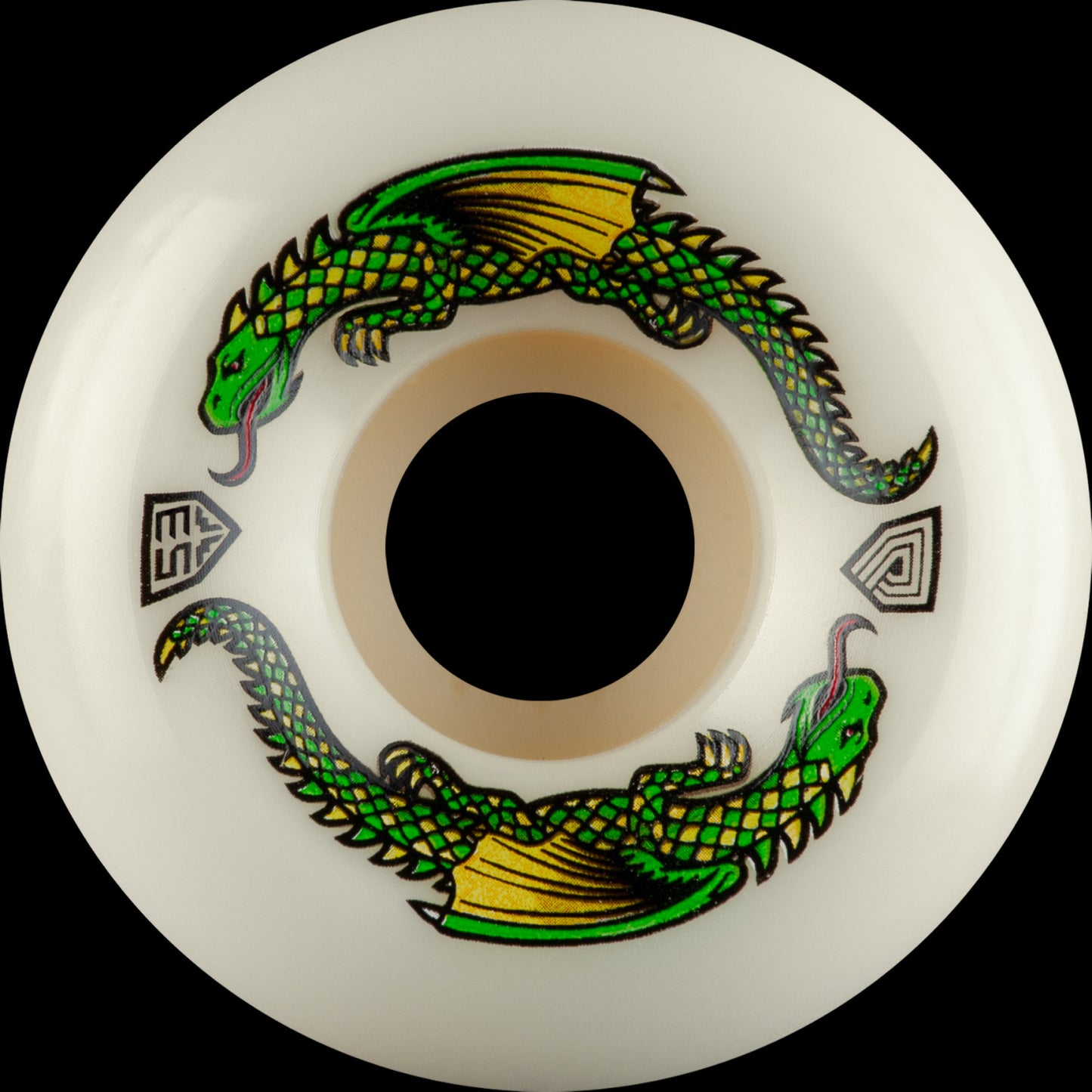 Powell Peralta Dragon Formula Skateboard Wheels 53mm x 33mm 93A 4pk