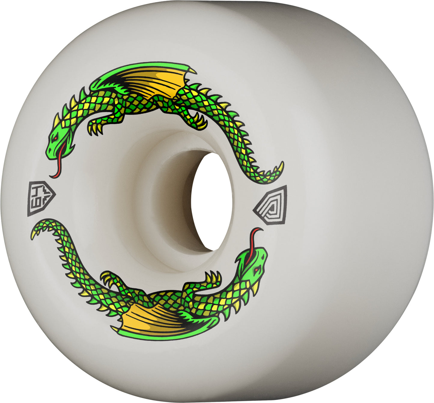 Powell Peralta Dragon Formula Skateboard Wheels 64mm x 40mm 93A 4pk
