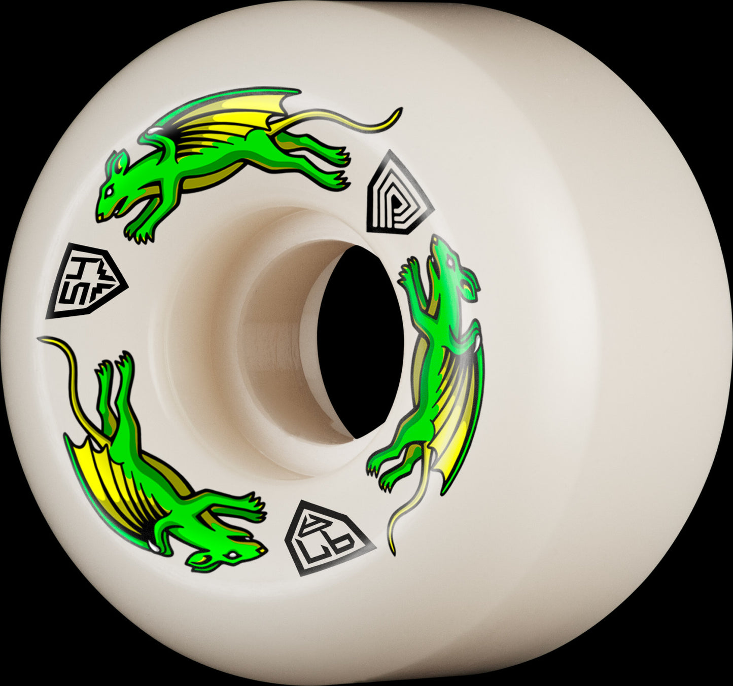 Powell Peralta Dragon Formula Nano Rats Skateboard Wheels 54mm x 34mm 97A 4pk