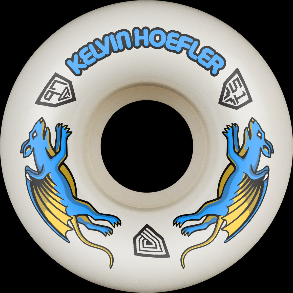 Powell Peralta Dragon Formula Skateboard Wheels Nano Rats Kelvin Hoefler Model 51mm x 31mm 97A 4pk