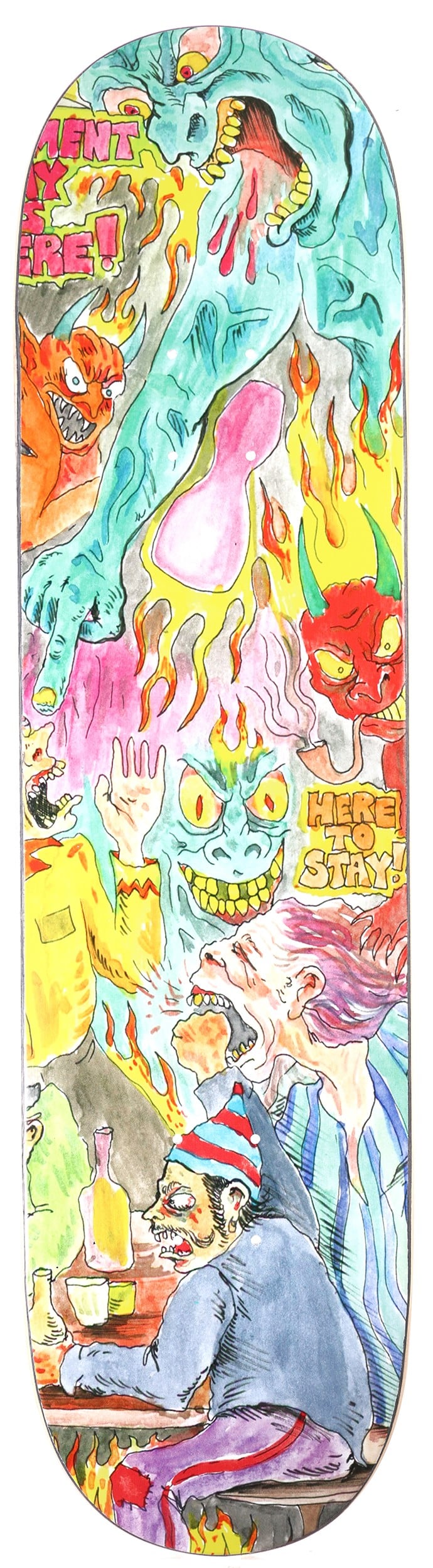 Baker Skateboards FIGGY HERE TO STAY 8.25 SKATEBOARD DECK