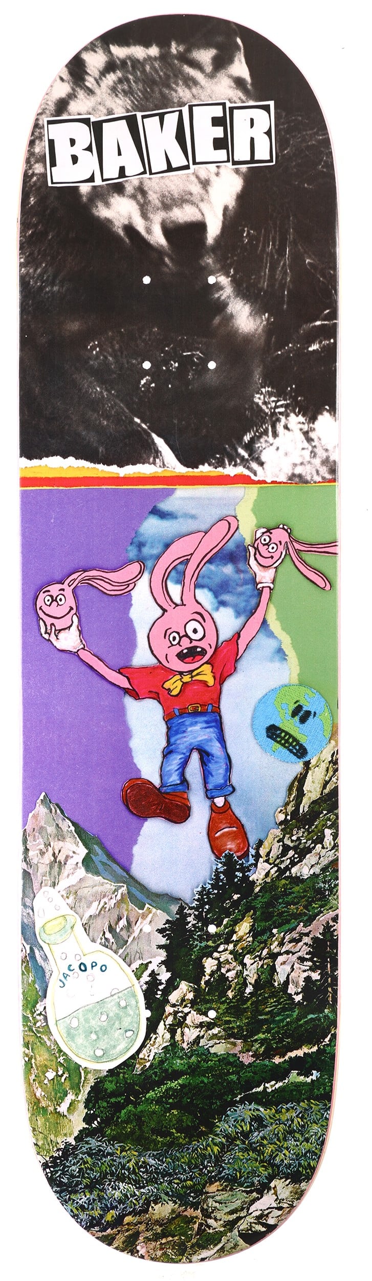 Baker Skateboards JACOPO DESK SHRAPNEL 8.125 SKATEBOARD DECK