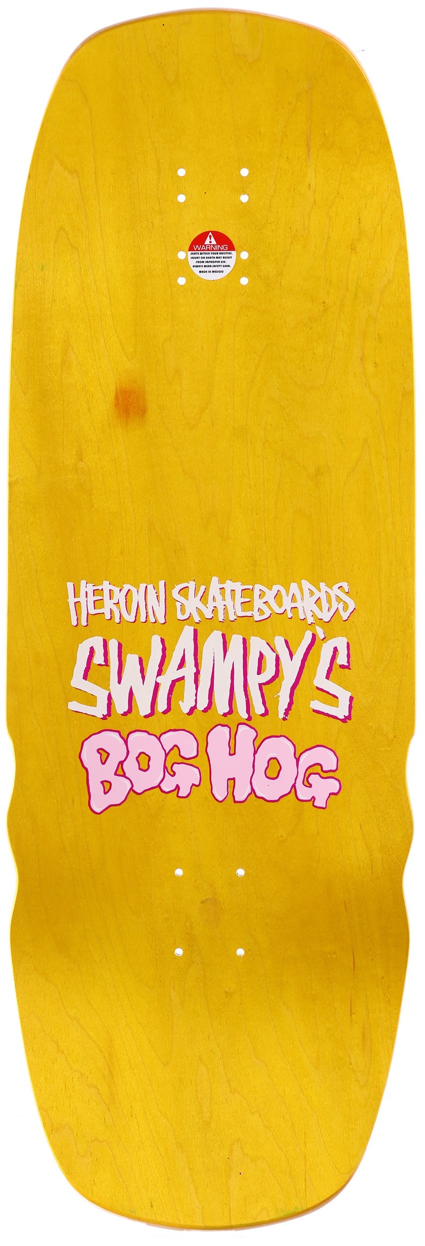 Heroin Skateboards SWAMPY'S BOG HOG 10.75 SKATEBOARD DECK