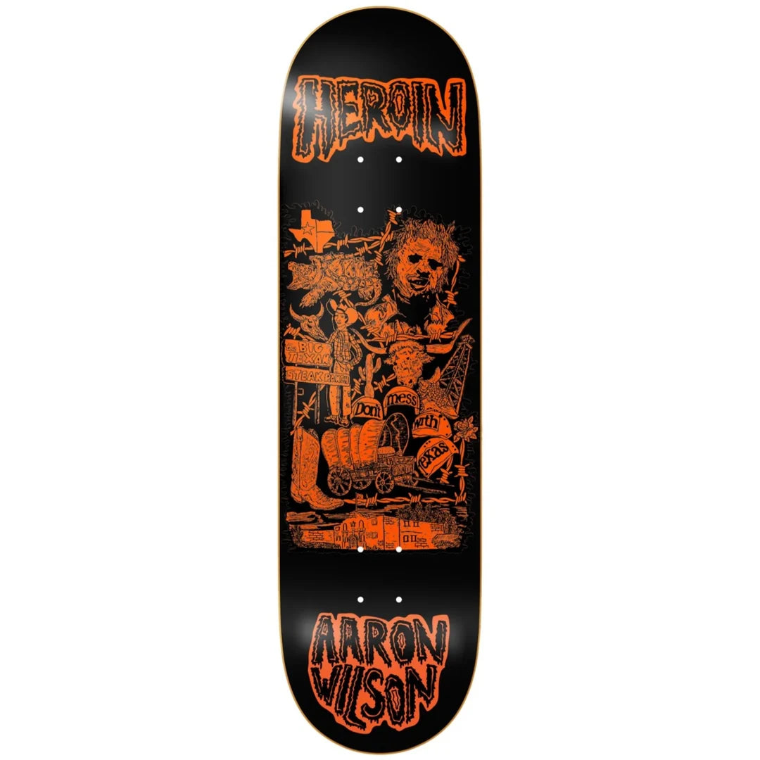 Heroin Skateboards Wilson Allegory of Fear 8.5" x 32"