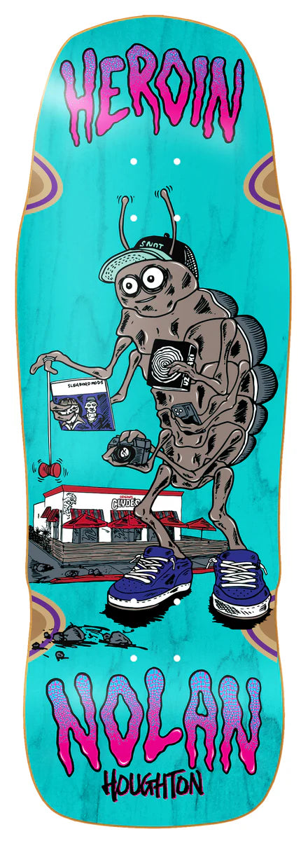 Heroin Skateboards NOLAN HOUGHTON BUG 10.4
