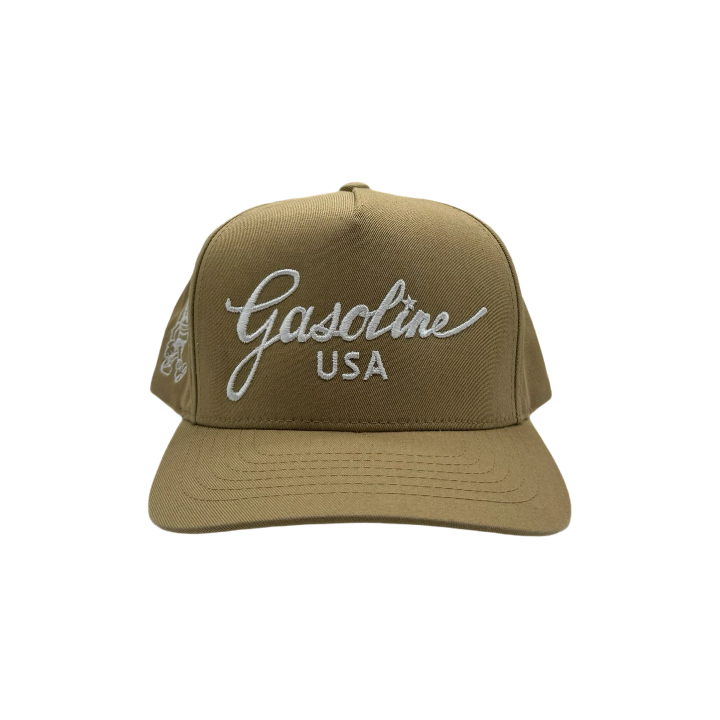 Gasoline USA Classic Snapback Tan/White