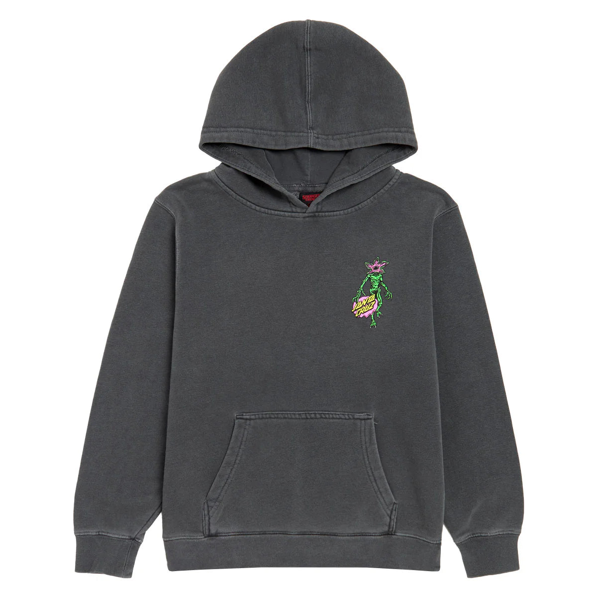 Santa Cruz x Stranger Things Black Demogorgon Dot P/O Hooded MidWeight Sweatshirt