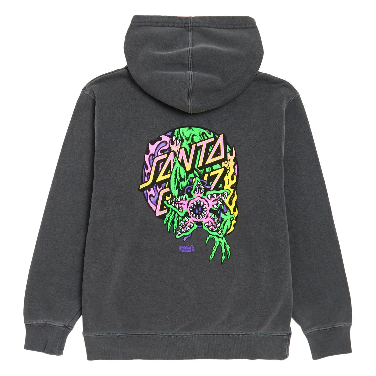 Santa Cruz x Stranger Things Black Demogorgon Dot P/O Hooded MidWeight Sweatshirt