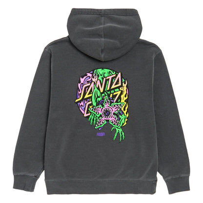 Santa Cruz x Stranger Things Black Demogorgon Dot P/O Hooded MidWeight Sweatshirt