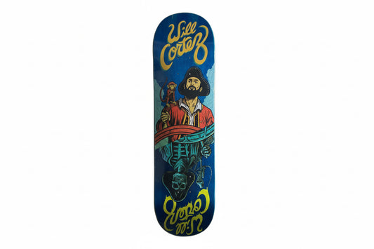 Super 8 Skateboard Co Will Cortez Holo Foil half acta non verba
