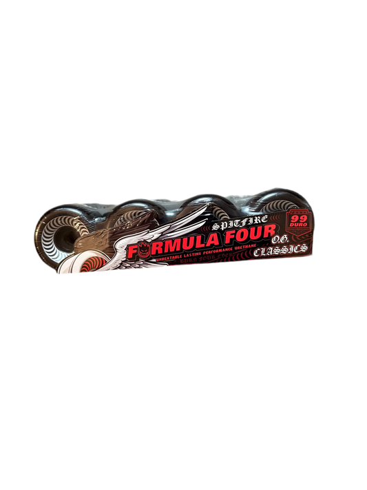 Spitfire Formula Four OG Classic Skateboard Wheels BLACK