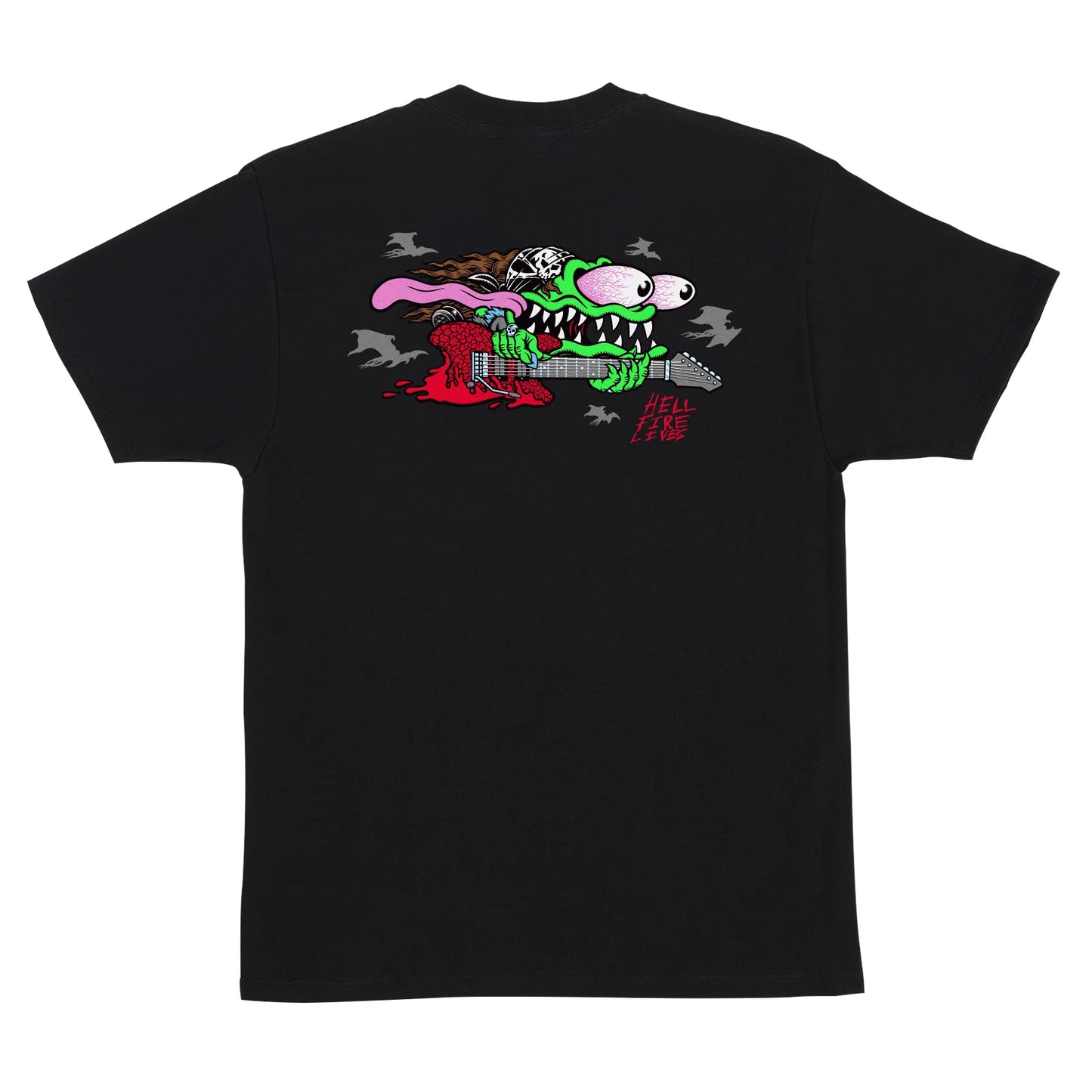Santa Cruz x Stranger Things Dark Blue Dusk Eddie Slasher S/S Heavyweight T-shirt