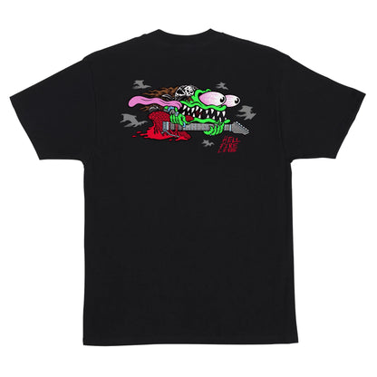 Santa Cruz x Stranger Things Dark Blue Dusk Eddie Slasher S/S Heavyweight T-shirt