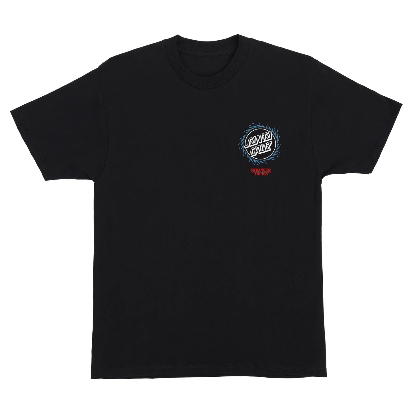 Santa Cruz x Stranger Things Black Hellfire Pit S/S Heavyweight T-shirt