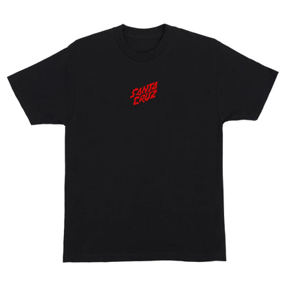 Santa Cruz x Stranger Things Black Screaming Lights S/S Heavy Weight T-Shirt