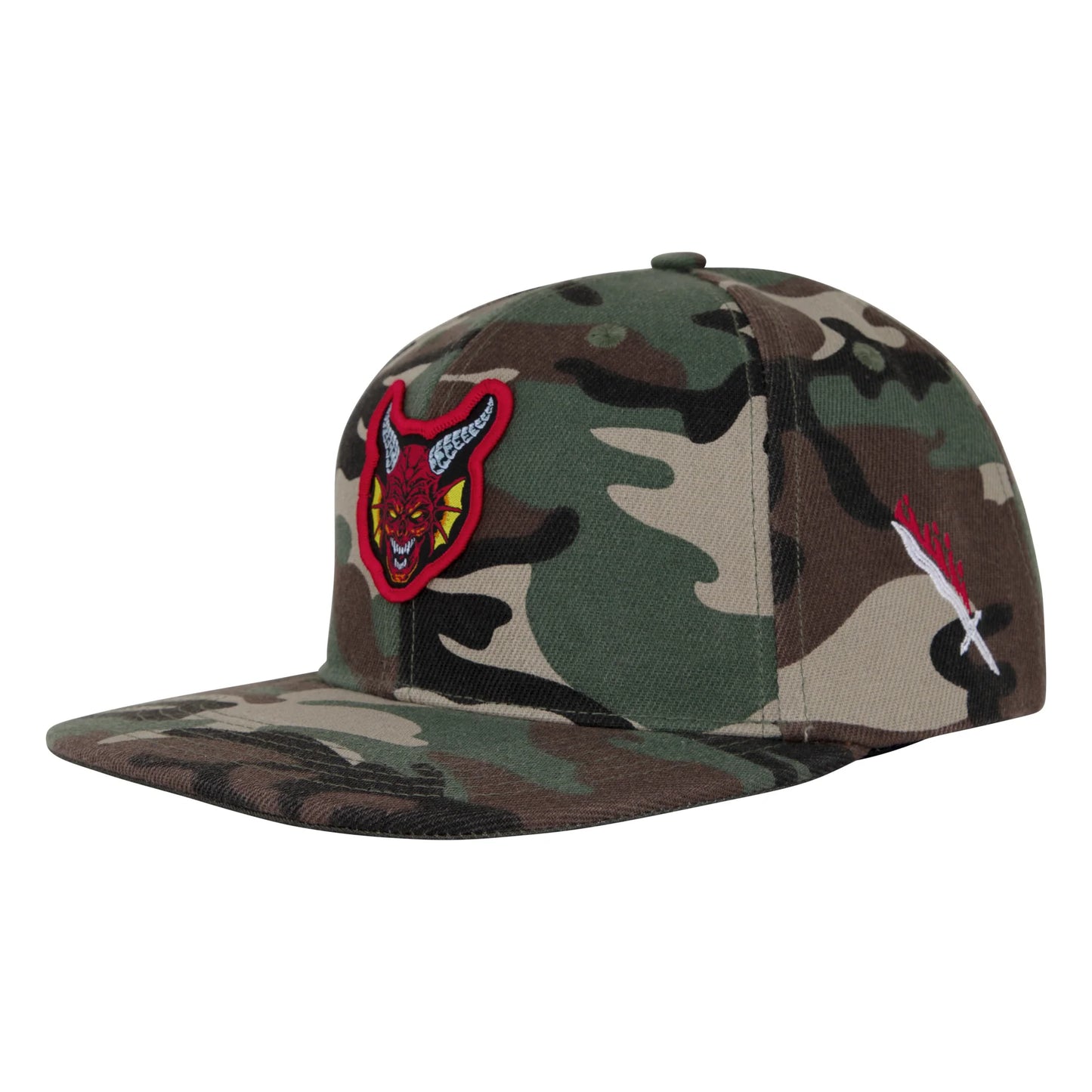Stranger Things hellfire Club Snapback Structured Hat Black