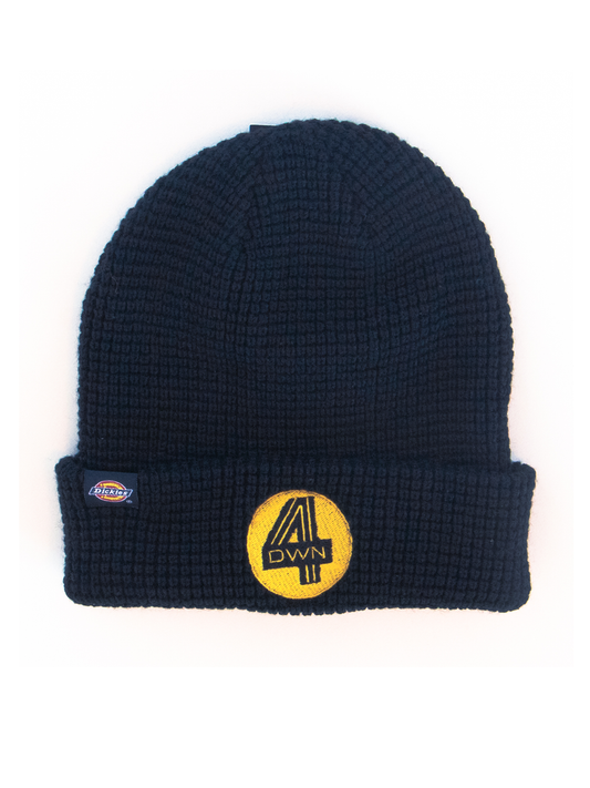 4DWN Logo Beanie Navy