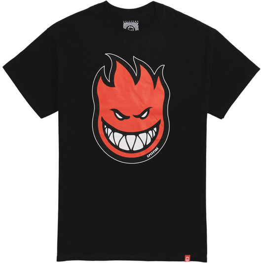Spitfire S/S BIG HEAD BLACK/RED