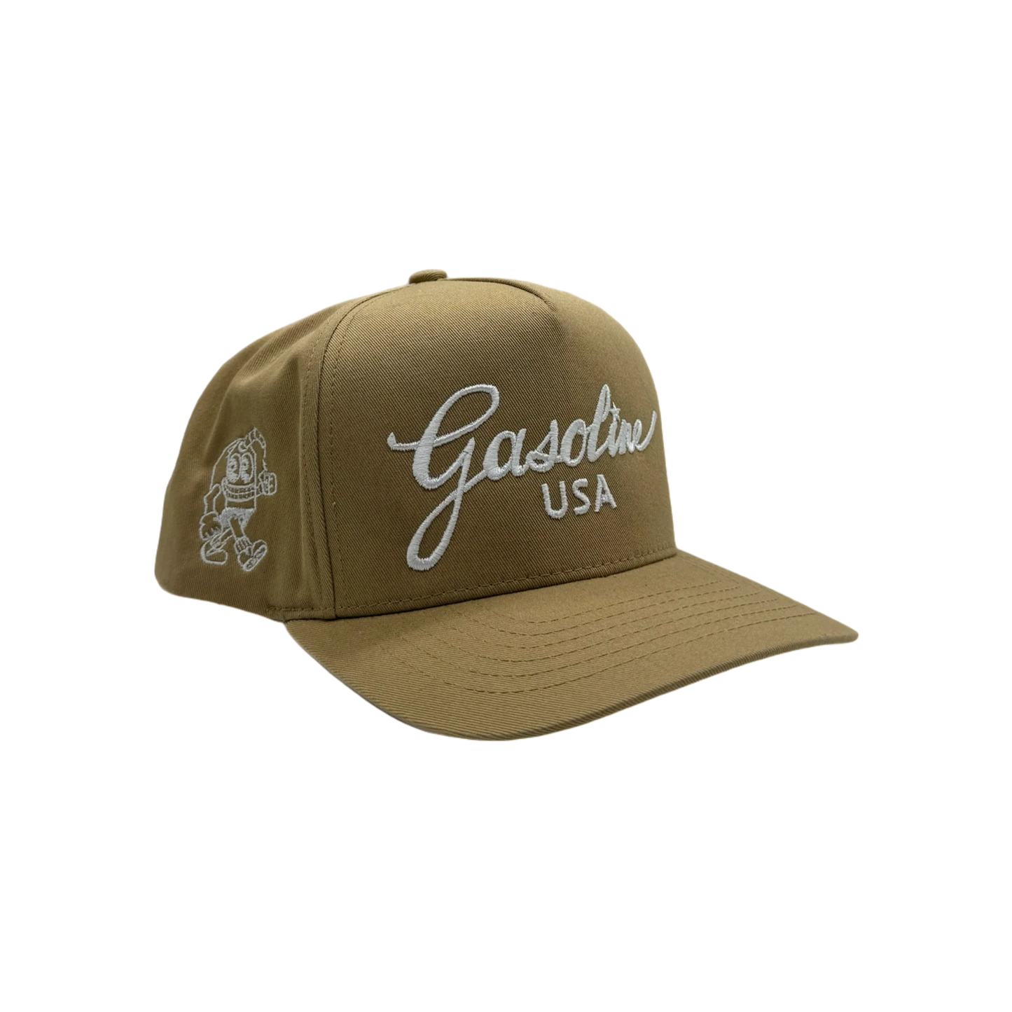 Gasoline USA Classic Snapback Tan/White