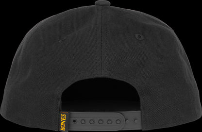 BONES WHEELS PUSHING UP DAISIES HAT 5 PANEL BLACK