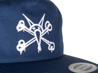 Powell Peralta Vato Rat Snap Back Cap - Navy