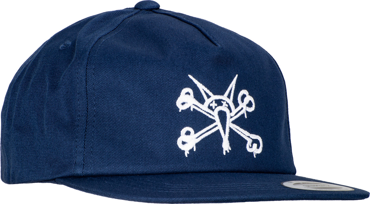 Powell Peralta Vato Rat Snap Back Cap - Navy