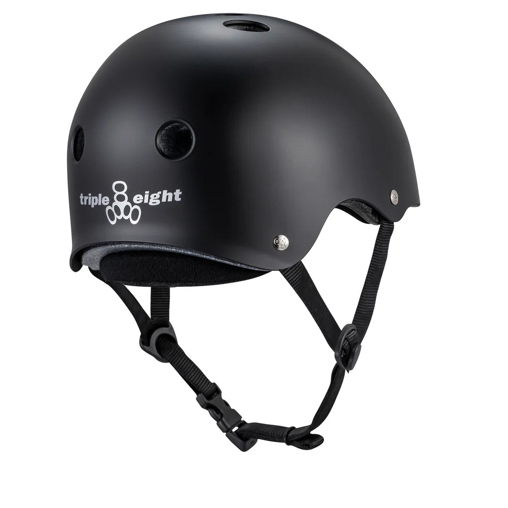 Triple Eight Deep Cover Skate Helmet Black