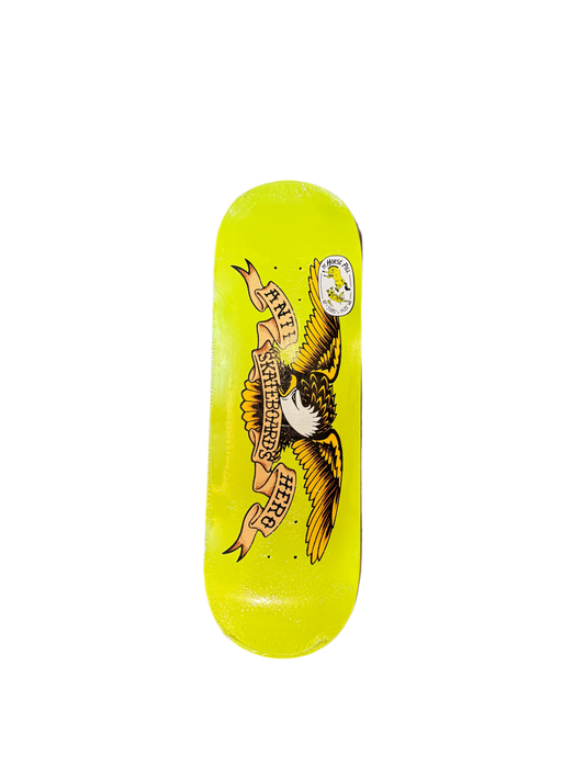 ANTI HERO CLASSIC EAGLE DECK-10.0 YELLOW