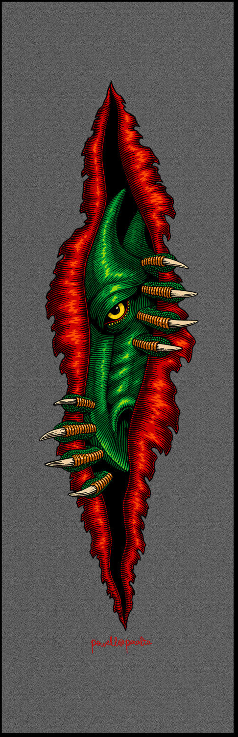 Powell Peralta Dragon Peeker CLEAR Grip Tape Sheet -10.5 x 33