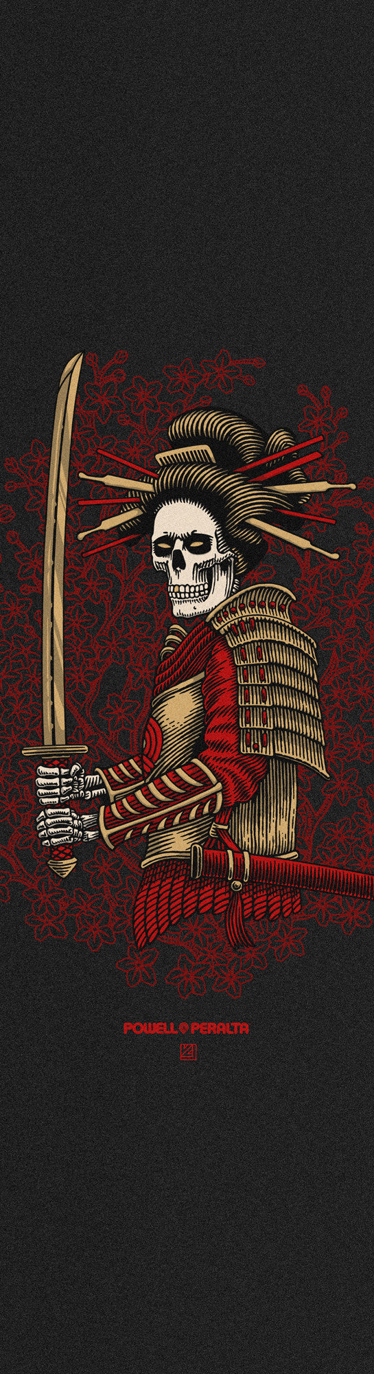 Powell Peralta Sakura Yosozumi Onna-Bugeisha Black Grip 9 x 33