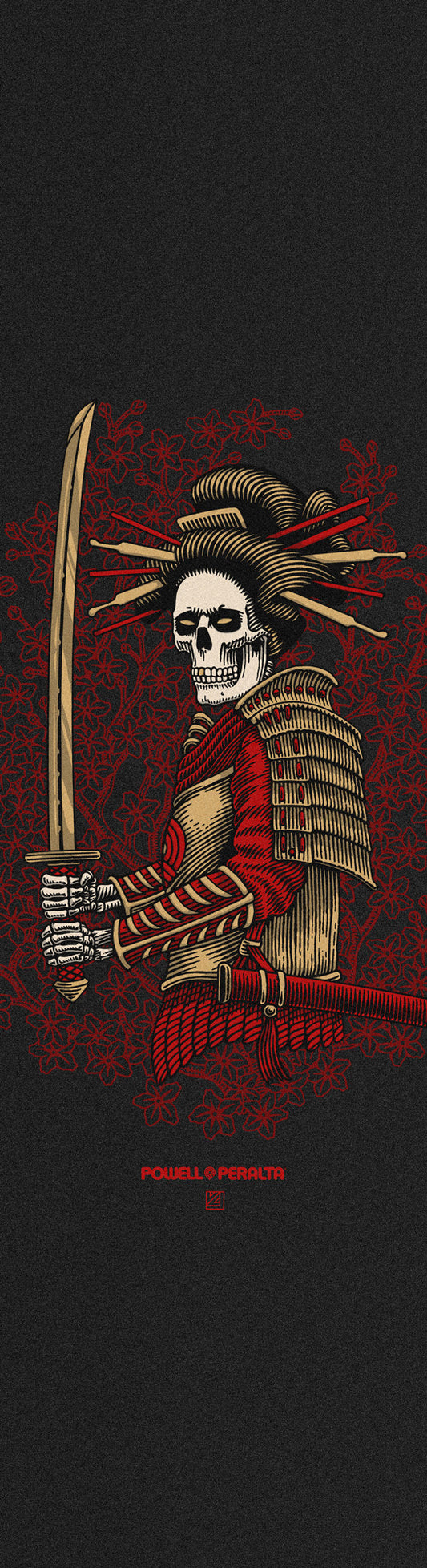 Powell Peralta Sakura Yosozumi Onna-Bugeisha Black Grip 9 x 33