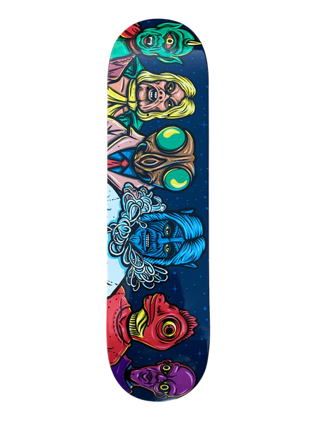Super 8 Skateboard Company Starroids warrior