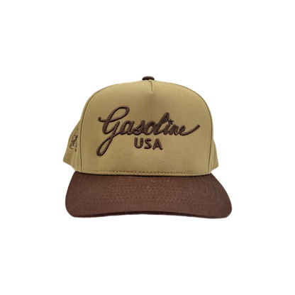 Gasoline USA Classic Snap Back Beige/Brown