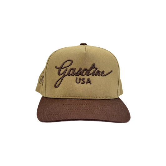 Gasoline USA Classic Snap Back Beige/Brown