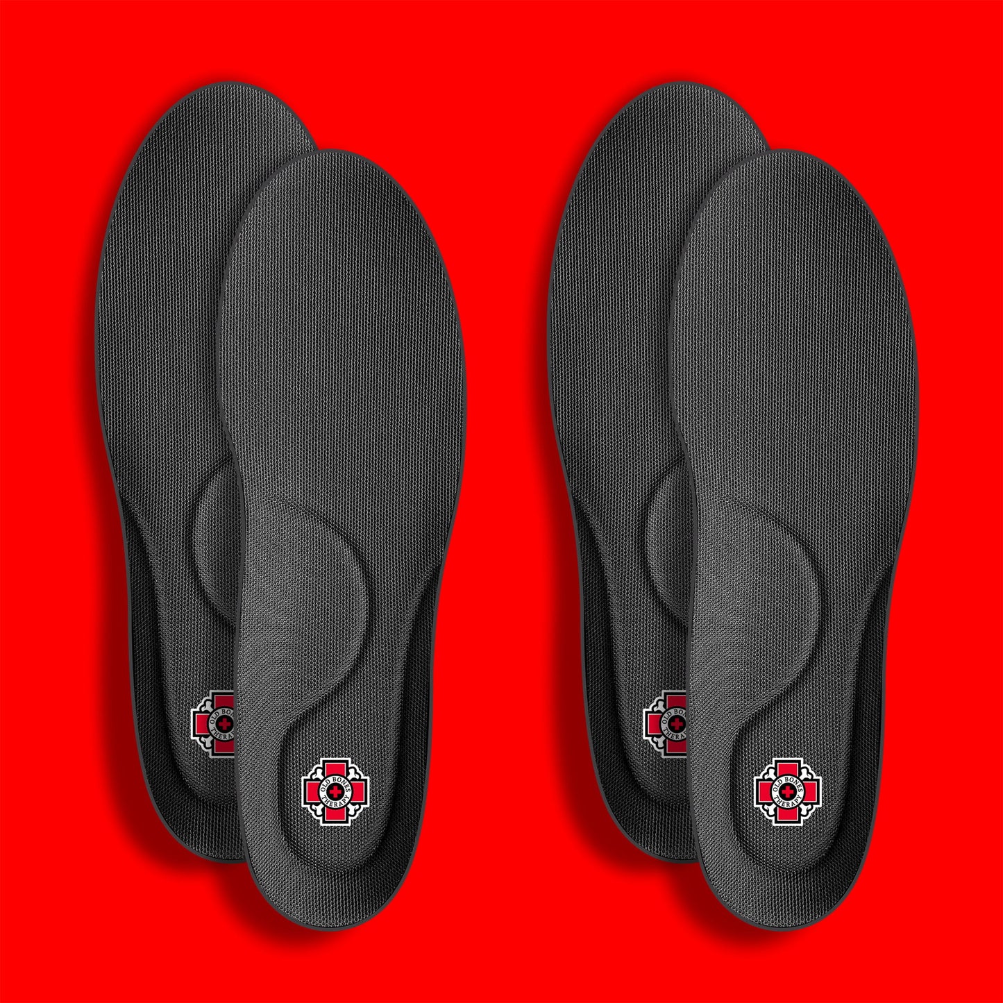 Old Bones Therapy Shock Absorbing Foot Insoles (2-Pack)