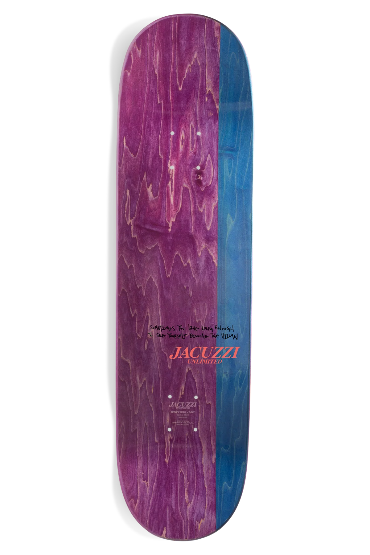 Jacuzzi Unlimited John Dilo No Fear Deck 8.125