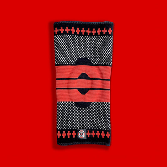 Old Bones Therapy Compression Knee Sleeve Red