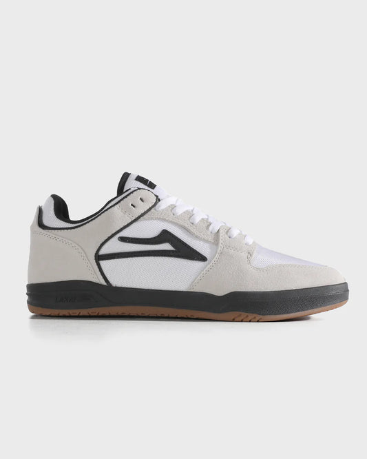 Lakia Telford Low White Suede Cordura Black