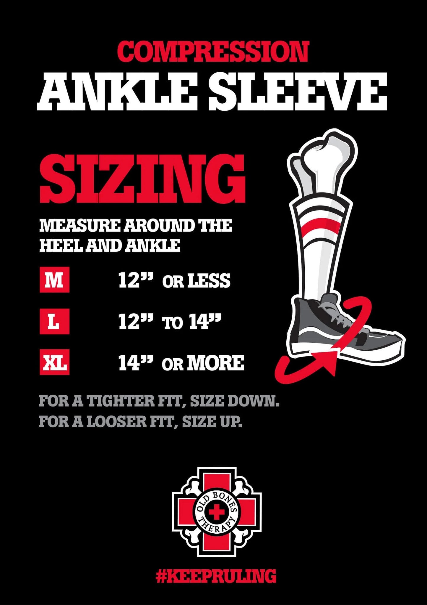 Old Bones Compression Ankle Sleeve