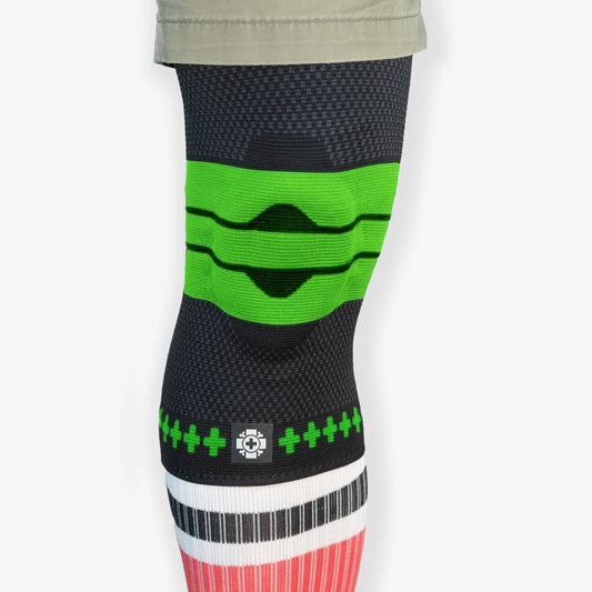 Old Bones Therapy Compression Knee Sleeve Green