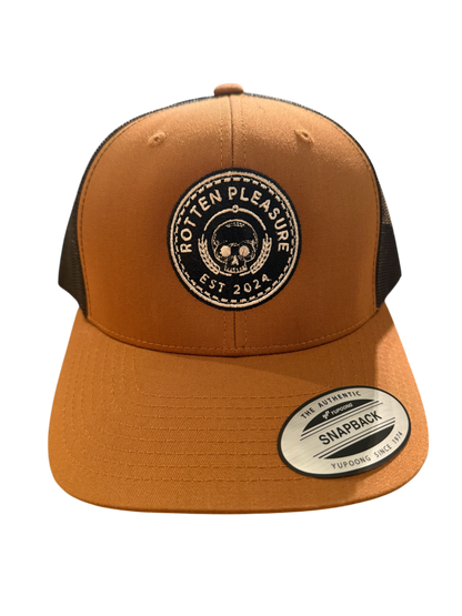 Rotten Pleasure YP CLASSICS – RETRO TRUCKER CAP Caramel/Black